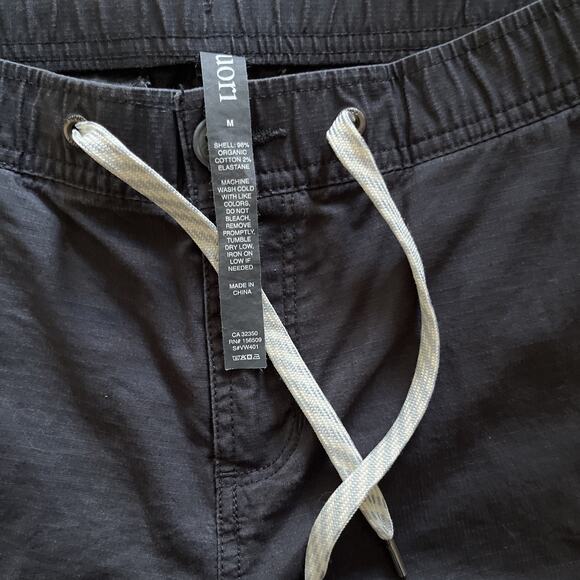 VUORI WOMEN'S Organic Cotton RIPSTOP PANT VW401 Zip Cargo Charcoal Gray Medium - Picture 6 of 12